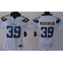 Women Nike San Diego Chargers #39 Danny Woodhead White NFL Jerseys