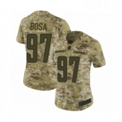 Womens Los Angeles Chargers 97 Joey Bosa Limited Camo 2018 Salute to Service Football Jersey