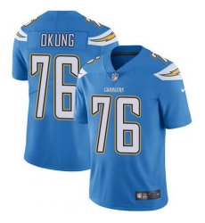 Nike Chargers #76 Russell Okung Electric Blue Alternate Youth Stitched NFL Vapor Untouchable Limited Jersey