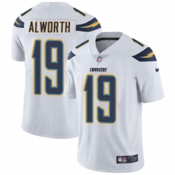 Youth Nike Los Angeles Chargers 19 Lance Alworth Elite White NFL Jersey