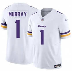 Men Minnesota Vikings  1 Kyler Murray White 2026 F U S E  Vapor Untouchable Limited Stitched Jersey