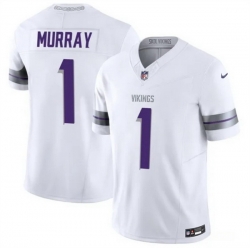 Men Minnesota Vikings  1 Kyler Murray White 2026 F U S E  Winter Warrior Limited Stitched Jersey