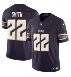 Men Minnesota Vikings  22 Harrison Smith Deep Purple 2026 F U S E  Rivalries Collection Limited Stitched Football Jersey