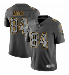 Mens Nike Minnesota Vikings 84 Randy Moss Gray Static Vapor Untouchable Limited NFL Jersey