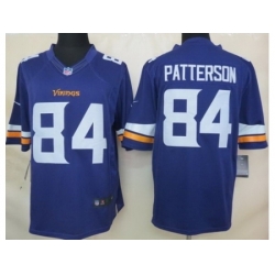 Nike Minnesota Vikings 84 Cordarrelle Patterson Purple Limited NFL Jersey