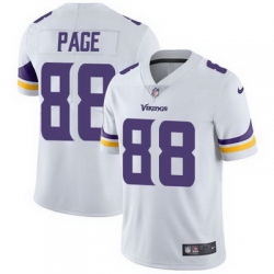 Nike Vikings #88 Alan Page White Mens Stitched NFL Vapor Untouchable Limited Jersey