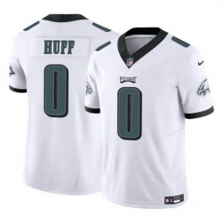 Men Philadelphia Eagles 0 Bryce Huff White 2024 F U S E Vapor Untouchable Limited Stitched Football Jersey