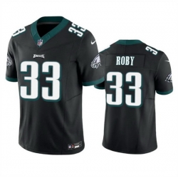 Men Philadelphia Eagles 33 Bradley Roby Black 2023 F U S E  Vapor Untouchable Limited Stitched Football Jersey