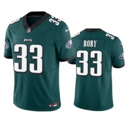 Men Philadelphia Eagles 33 Bradley Roby Green 2023 F U S E  Vapor Untouchable Limited Stitched Football Jersey