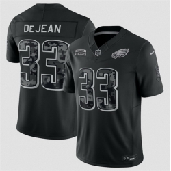 Men Philadelphia Eagles  33 Cooper DeJean Black F U S E  2026 Salute to Service Limited Stitched Football Jersey