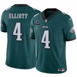 Men Philadelphia Eagles 4 Jake Elliott Green F U S E With 3 Star C Patch Vapor Untouchable Limited Stitched Football Jersey