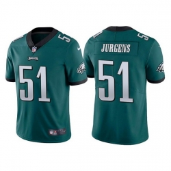 Men Philadelphia Eagles 51 Cameron Jurgens Green Vapor Untouchable Limited Stitched Jersey