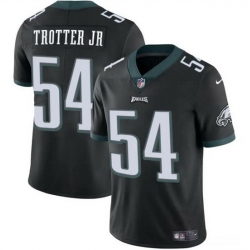 Men Philadelphia Eagles 54 Jeremiah Trotter Jr Black 2024 Draft Vapor Untouchable Limited Stitched Football Jersey