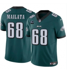 Men Philadelphia Eagles 68 Jordan Mailata Green F U S E With 1 Star C Patch Vapor Untouchable Limited Stitched Football Jersey