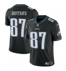 Men Philadelphia Eagles 87 Jahan Dotson Black Vapor Untouchable Limited Stitched Football Jersey