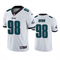 Men Philadelphia Eagles 98 Robert Quinn White Vapor Untouchable Limited Stitched Jersey