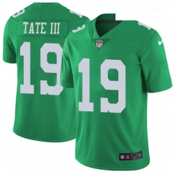 Mens Nike Philadelphia Eagles 19 Golden Tate III Limited Green Rush Vapor Untouchable NFL Jerse