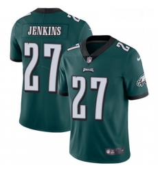 Mens Nike Philadelphia Eagles 27 Malcolm Jenkins Midnight Green Team Color Vapor Untouchable Limited Player NFL Jersey