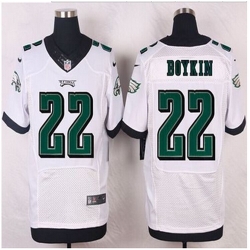 NEW Philadelphia Eagles #22 Brandon Boykin White Mens Stitched NFL New Elite Jersey