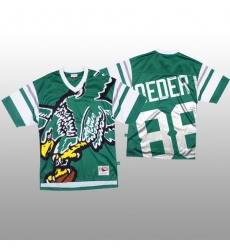 NFL Philadelphia Eagles 88 Dallas Goedert Green Men Mitchell  26 Nell Big Face Fashion Limited NFL Jersey