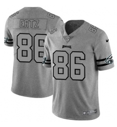 Nike Eagles 86 Zach Ertz 2019 Gray Gridiron Gray Vapor Untouchable Limited Jersey