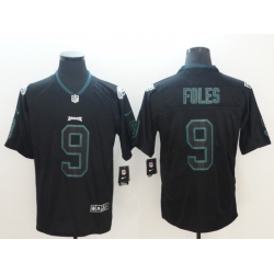 Nike Eagles 9 Nick Foles Black Shadow Legend Limited Jersey