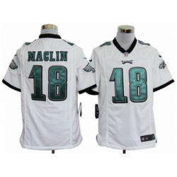 Nike Philadelphia Eagles 18 Jeremy Maclin White Game NFL Jersey