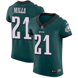 Nike Philadelphia Eagles 21 Jalen Mills Green Team Color Men Stitched NFL Vapor Untouchable Elite Jersey