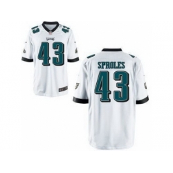 Nike Philadelphia Eagles 43 Darren Sproles White Game NFL Jersey