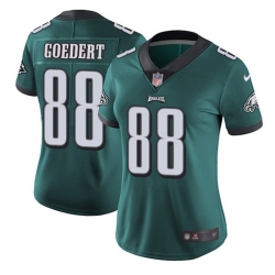 Women Philadelphia Eagles 88 Dallas Goedert Green Vapor Untouchable Limited Stitched Football Jersey