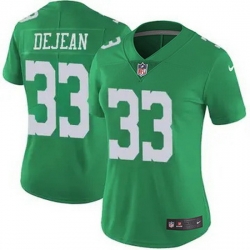 Women Philadelphia Eagles Cooper DeJean #33 Black Vapor Untouchable Stitched NFL Jersey