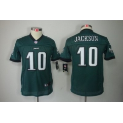 Nike Youth Philadelphia Eagles #10 Jackson Green Color Limited Jerseys