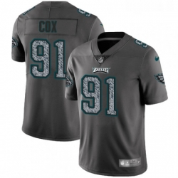 Youth Nike Philadelphia Eagles 91 Fletcher Cox Gray Static Vapor Untouchable Limited NFL Jersey