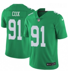 Youth Nike Philadelphia Eagles 91 Fletcher Cox Limited Green Rush Vapor Untouchable NFL Jersey