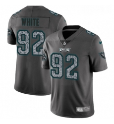 Youth Nike Philadelphia Eagles 92 Reggie White Gray Static Vapor Untouchable Limited NFL Jersey