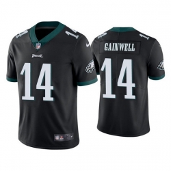 Youth Philadelphia Eagles 14 Kenneth Gainwell Black Vapor Untouchable Limited Stitched Football Jersey 