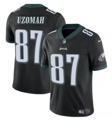 Youth Philadelphia Eagles 87 C J  Uzomah Black Vapor Untouchable Limited Stitched Football Jersey