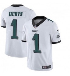 Youth Philadelphia Eagles Jalen Hurts 1 Limited White Vapor Untouchable NFL Jersey