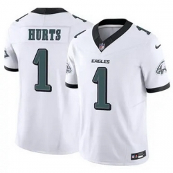 Youth Philadelphia Eagles Jalen Hurts 1 White F U S E Stitched NFL Jersey