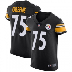 Men Nike Steelers #75 Joe Greene Black Team Color Stitched NFL Vapor Untouchable Elite Jersey