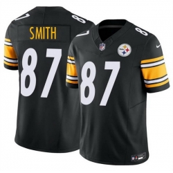 Men Pittsburgh Steelers  87 Brandon Smith Black 2026 F U S E  Vapor Limited Stitched Football Jersey
