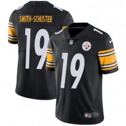 Mens Nike Pittsburgh Steelers 19 JuJu Smith Schuster Black Team Color Vapor Untouchable Limited Player NFL Jersey