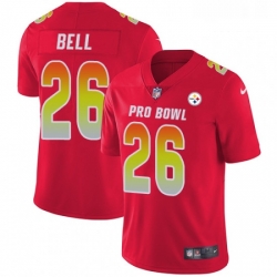 Mens Nike Pittsburgh Steelers 26 LeVeon Bell Limited Red 2018 Pro Bowl NFL Jersey