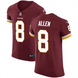 Nike Redskins 8 Kyle Allen Burgundy Red Team Color Men Stitched NFL Vapor Untouchable Elite Jersey