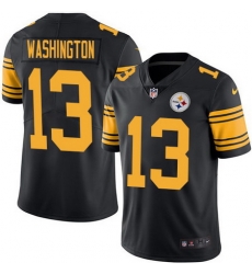 Nike Steelers #13 James Washington Black Mens Stitched NFL Limited Rush Jersey