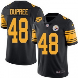 Nike Steelers #48 Bud Dupree Black Mens Stitched NFL Limited Rush Jersey