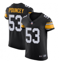 Nike Steelers #53 Maurkice Pouncey Black Alternate Mens Stitched NFL Vapor Untouchable Elite Jersey