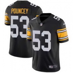 Nike Steelers 53 Maurkice Pouncey Black Alternate Vapor Untouchable Limited Jersey