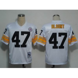 nfl pittsburgh steelers 47 blount throwback white