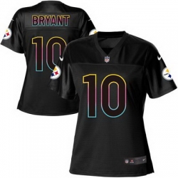 Nike Steelers #10 Martavis Bryant Black Womens NFL Fashion